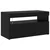 TV ormar 2 pcs Crni hrast 195 x 35 x 40 cm Konstruirano drvo