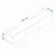 Hanah Home TV komoda West, 150x30x32 cm, Bela