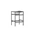 Venture Design Barski stol Polly 45x40x66 cm črne barve