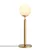 Opviq Stona lampa E14 Socket, Bronzana