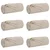 Pokrivači za bacanje 6 pcs Bež 170 x 130 cm Runo