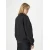 Womens Oversized Light Bomber Jacket Black