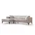 ATELIER DEL SOFA Ugaona garnitura Horizon Left Ecru