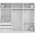 Garderobna omara Lux 250 cm - sonoma hrast