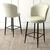 Hanah Home Set barskih stolica Fora, 6 komada, Krem-crni