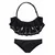 BUFFALO Bikini Split Buf, črna