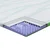 Vidaxl Blazine za vzmetnice Bela in zelena 140 x 190 cm