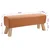 vidaXL klop 110 x 30 x 45 cm Pravo usnje Rjava