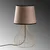Opviq Stona lampa Telis-5403, 28x28x51 cm, IP20, Zlatno-smeđe boje