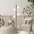 Opviq Podna lampa Fazli-10520, 35 x 22 x 163 cm, IP20, Crna