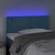Vidaxl LED posteljno vzglavje temno modro 80x5x78/88 cm žamet