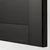 METOD / KNIVSHULT Visoki element s fiokama, Crnosiva/Lerhyttan crno bajcovano, 60x60x200 cm