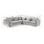 Atelier del Sofa Ugaona garnitura Flexy L, 285 x 285 x 100 cm, Krem