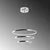 Opviq Luster SIMIT 13685, Srebrni
