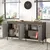 Hanah Home Kancelarijski set Srebrno-Antracit