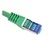 LANBERG Patchcord S/FTP Cat.6A 0.5M Zelen LSZH