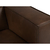 Temno rjava usnjena kotna zofa (v obliki črke U) Madame - Windsor & Co Sofas