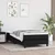 vidaXL Box spring postelja z vzmetnico črn 90x190 cm blago