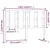 Vidaxl Posteljno vzglavje 140,5x4x100 cm trdna borovina