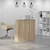 Recepcijski stol Sonoma hrast 100x50x103,5 cm Konstruirano drvo