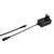 Globo 59038SD - LED prigušiva podna lampa EBRO 20W/230V + 4W 3000K crna