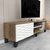 Hanah Home TV Komoda Olyo, 140x40,3x35 cm, Braon-Bela