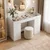 Hanah Home toaletni sto Lucia, 120 cm, beli
