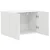 TV zidni ormar Zidne Bijelo 59,5 x 31 x 40 cm Konstruirano drvo