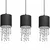 Luster na sajli ALMERIA 3xE27/60W/230V