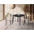 Hanah Home Trpezarijski sto Totem 80x75x80cm Crni