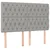 Vidaxl Box spring postelja z vzmetnico svetlo siva 140x200 cm blago