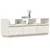 Den TV omarica bela 140x37x50 cm trdna borovina