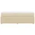 Vidaxl Box spring postelja z vzmetnico krem 90x190 cm blago
