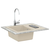 Umivaonik Bež 620 x 500 mm 80% kvarc i 20% smola