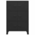Industrijski sanduk za pohranu crni 75 x 40 x 115 cm metalni