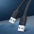 Ugreen USB 2.0 kabel z moškim konektorjem, 0,5 m, črn