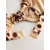 Next Bikini zgornji del kapučino/temno rjava