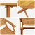 Vidaxl Zložljiv bistro set 3 szt. Rjava Masiven les akacije
