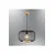 Opviq luster 3225-2, 1 × E27, crni