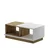 Hanah Home Klub sto Viyana 90x36x45cm Belo-Hrast