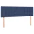 Vidaxl Box spring postelja z vzmetnico modra 140x200 cm blago