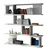 Hanah Home Polica 120x119,9x19,5cm Bela