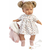 Llorens 38356 JOELLE - realistična punčka z zvoki in ohišjem iz mehkega blaga - 38 cm
