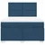 vidaXL vidaXL Box spring postelja z vzmetnico modra 160x200 cm blago, (21305516)