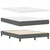 vidaXL Box Spring postelja temno siva 160x200 cm tekstil