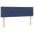 Vidaxl Box spring postelja z vzmetnico modra 160x200 cm blago