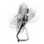 Podni ventilator VIENTO 200W/230V sjajni hrom