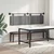 vidaXL Visoki naslon za glavo Temno siva 190 x 55 x 5 cm blago