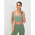 Sinsay - Sportski top Gym Hard - svetlo maslinasta