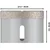 Vrtalna krona PRO Ceramic dry, 57 x 35 mm, X-Lock